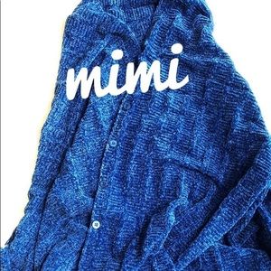 LuLaRoe royal blue Mimi shawl / poncho - new!